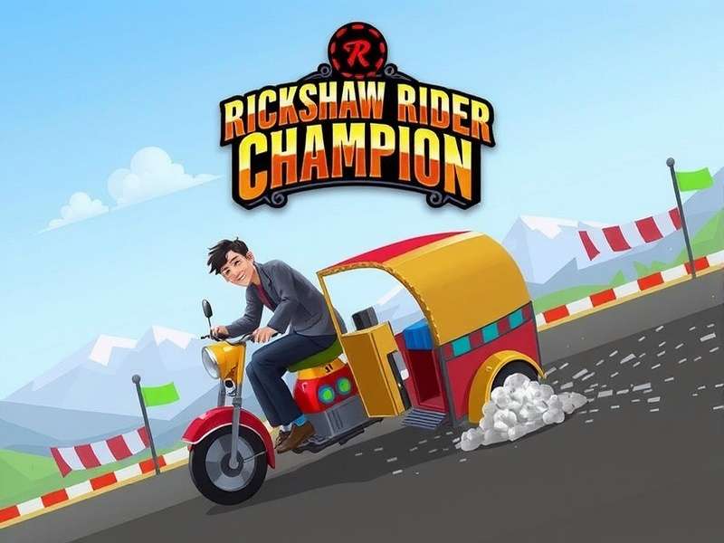 Rickshaw Rider Champion Game Cover